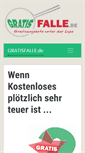 Mobile Screenshot of gratisfalle.de